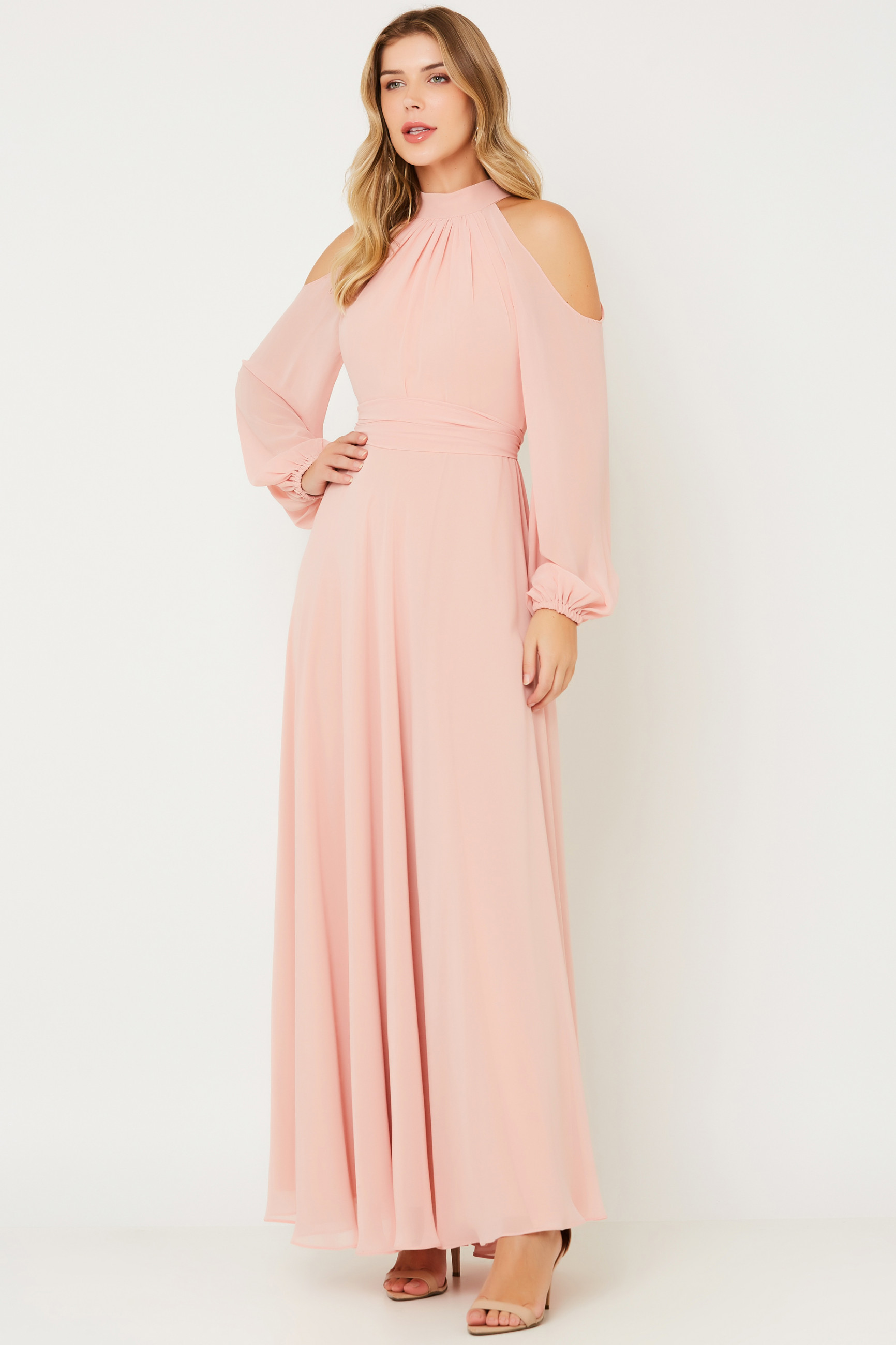 Vestido Longo Sara Rosa