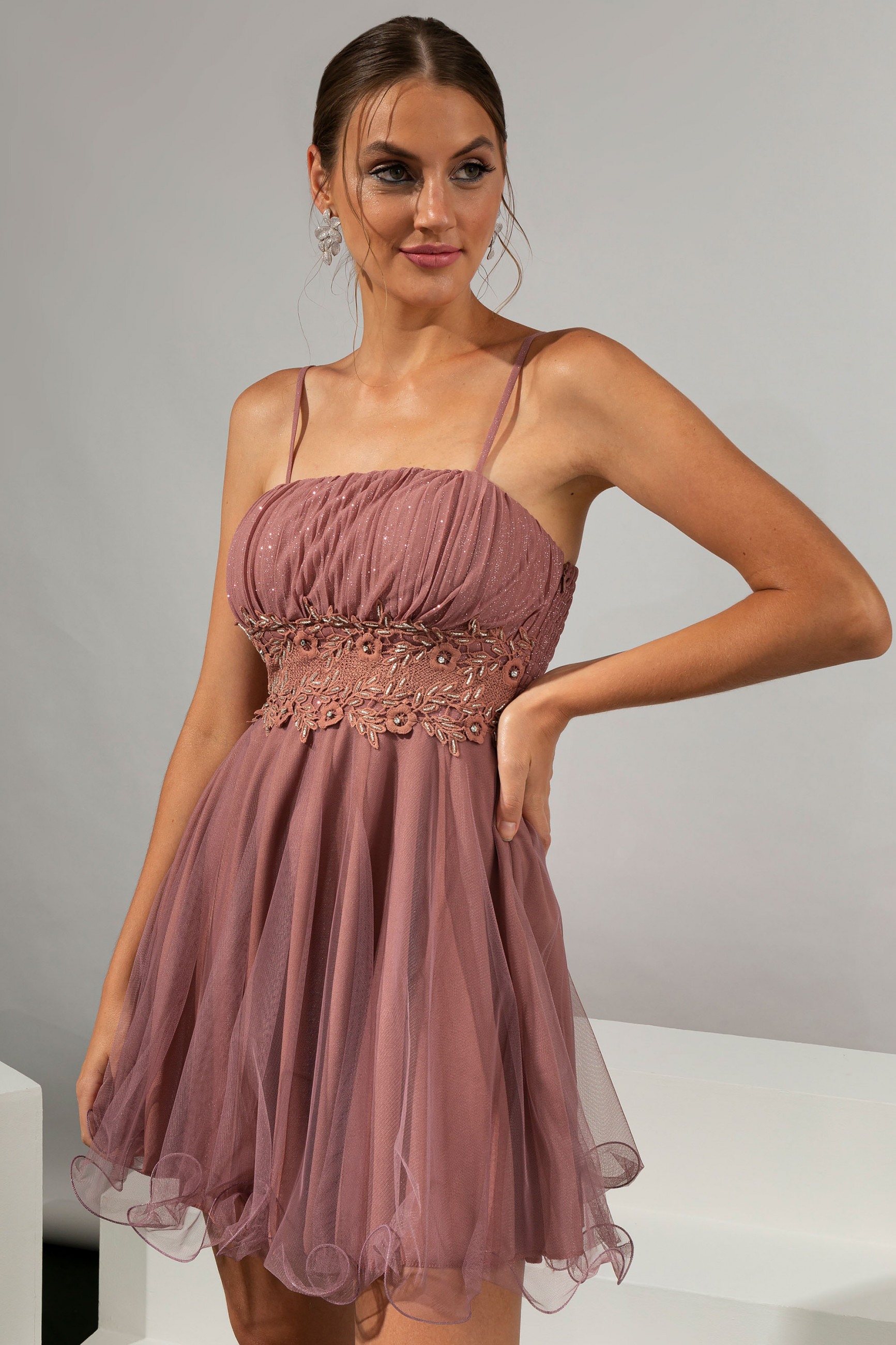 Vestido Curto Bruna Rose