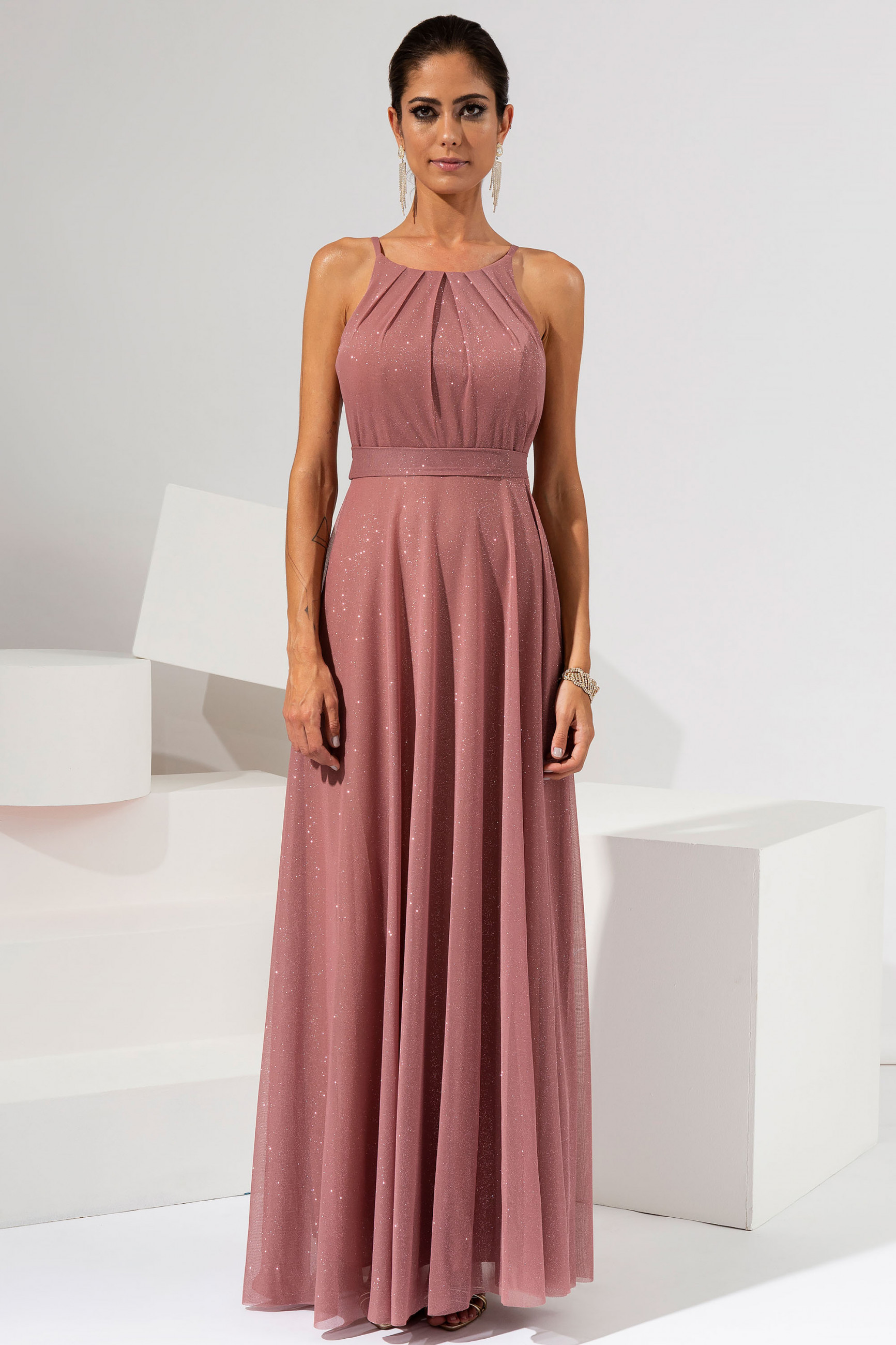 Vestido Longo Maitê Rose