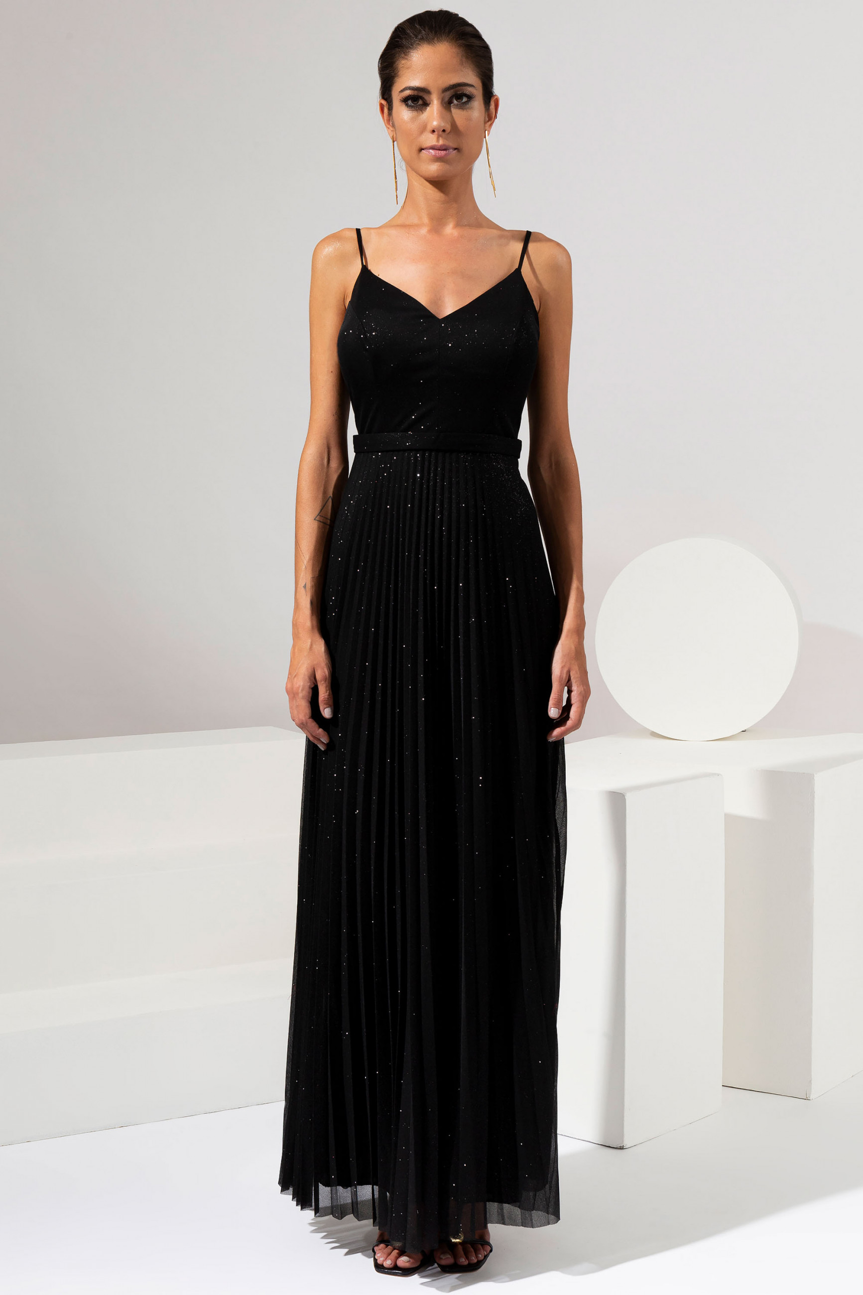 Vestido Longo Mariza Preto