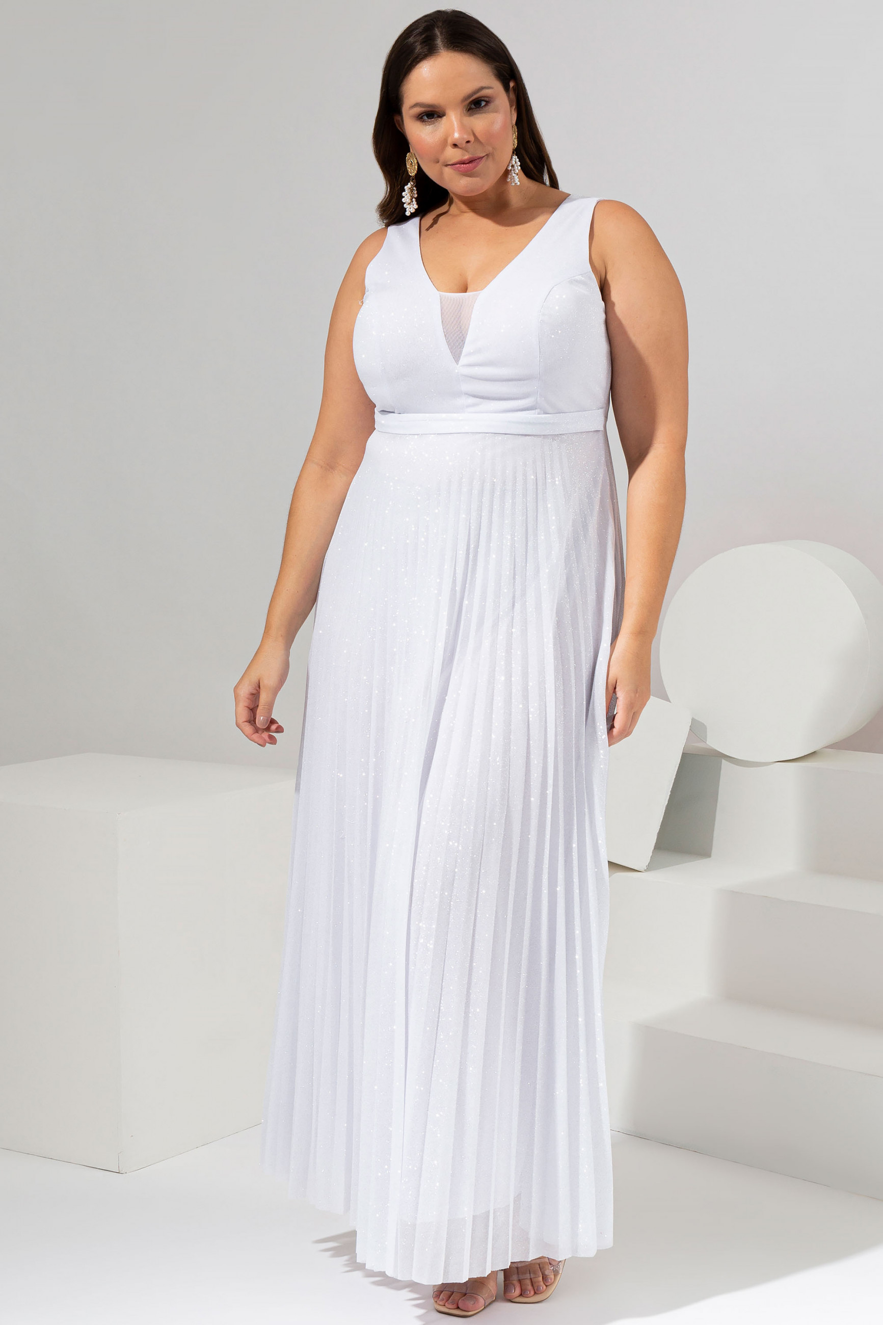 Vestido Longo Eliana Branco