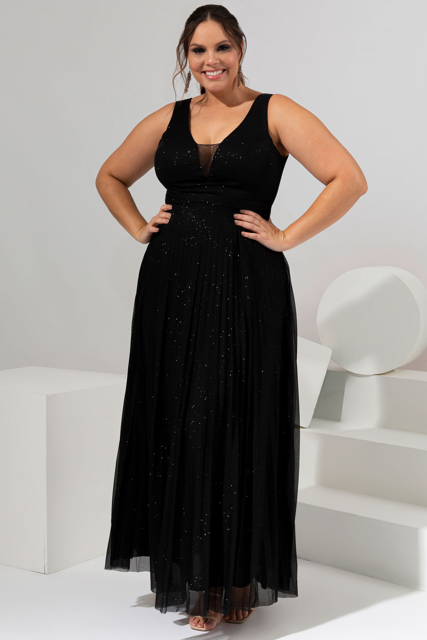 Vestido Longo Eliana Preto