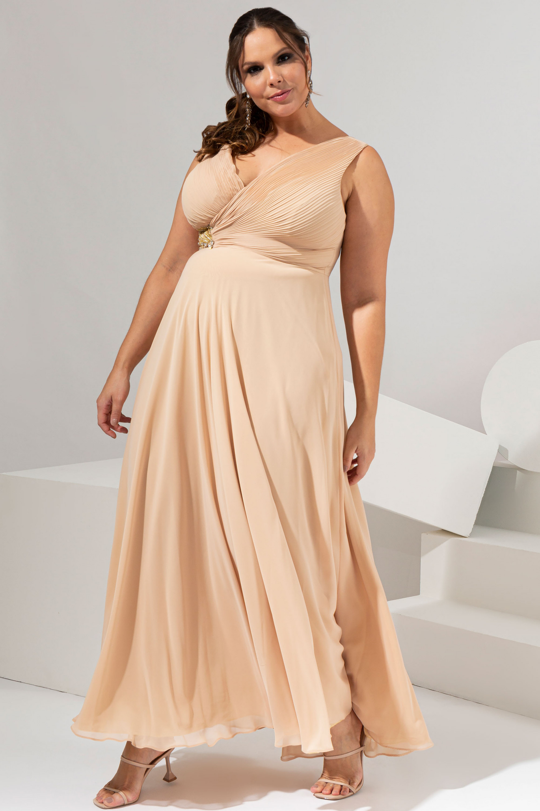 Vestido Longo Alice Dourado