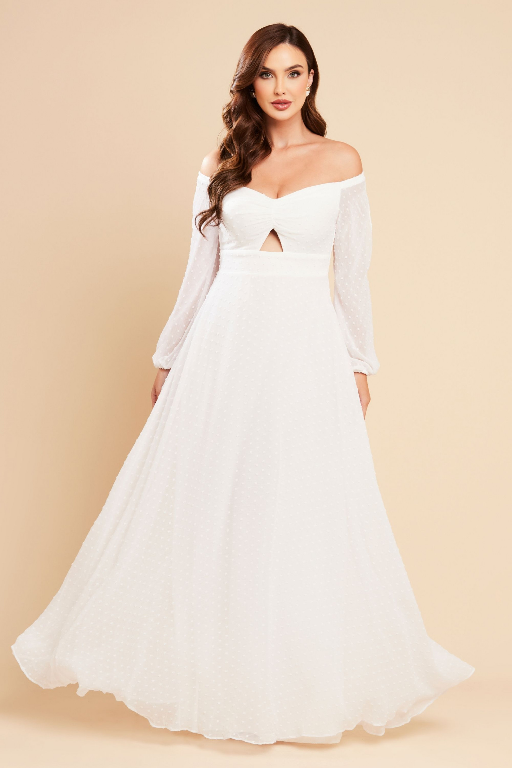 Vestido Longo Camila Branco Ladydress