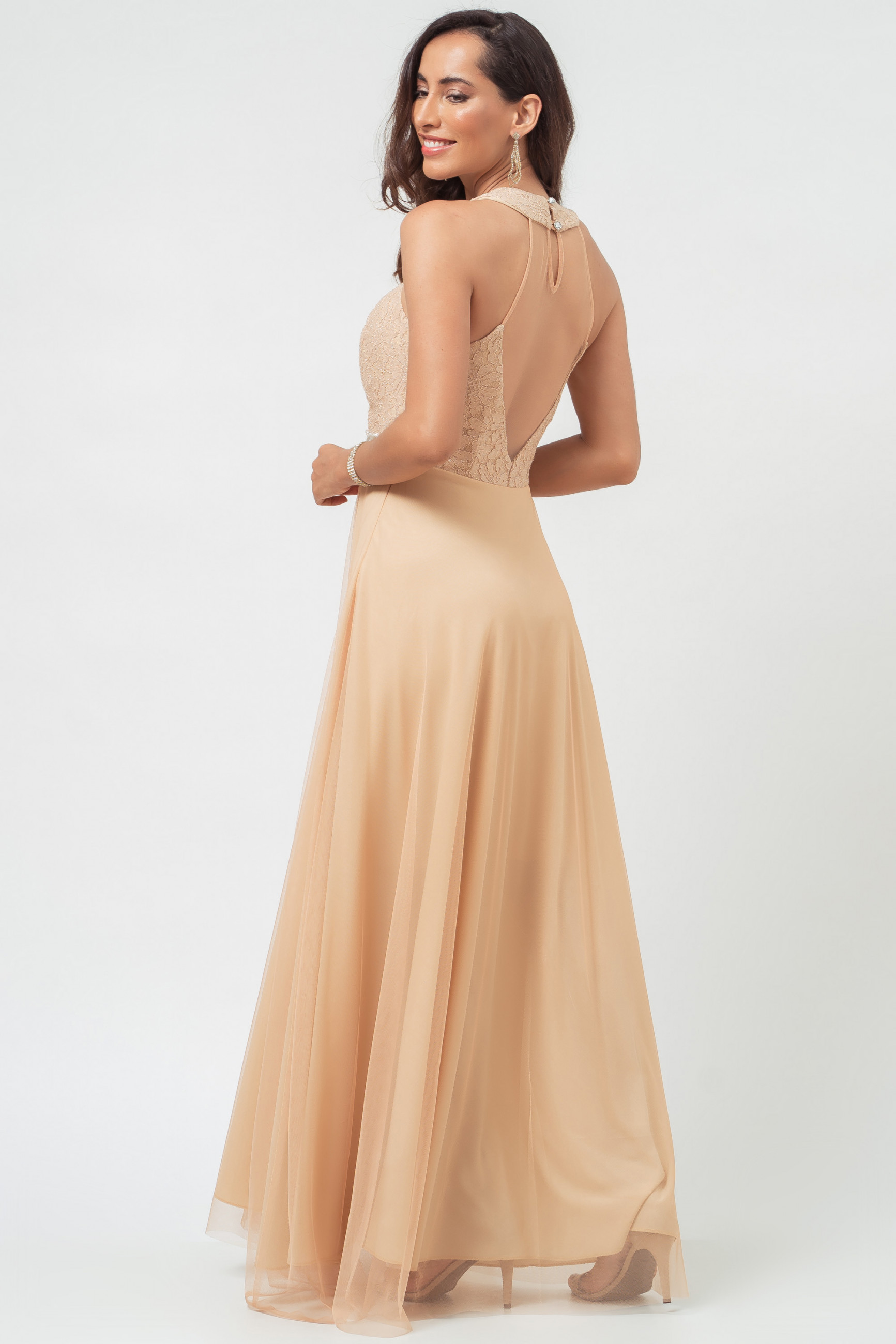 Vestido Longo Anne Dourado