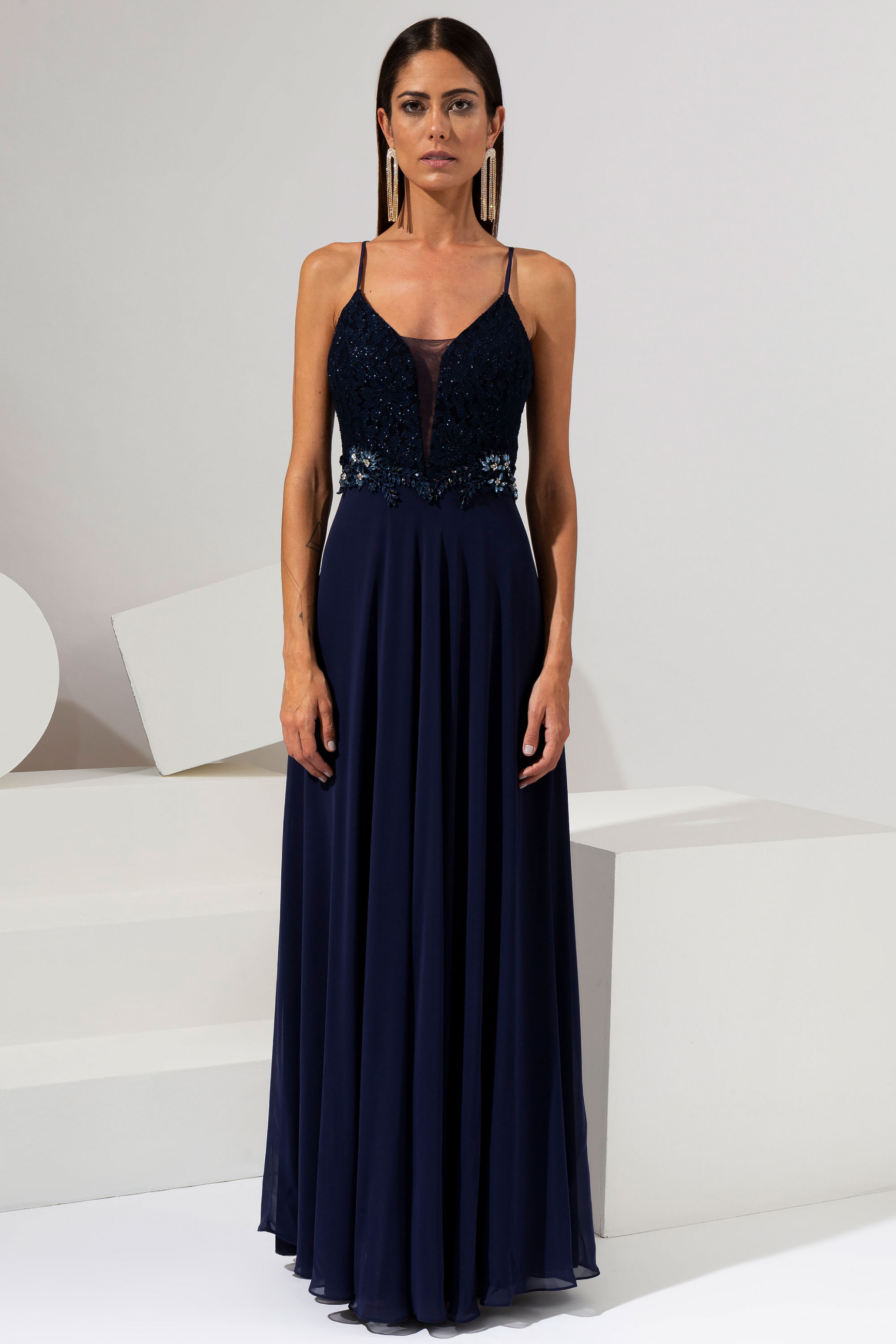 Vestido Longo Cleo Marinho