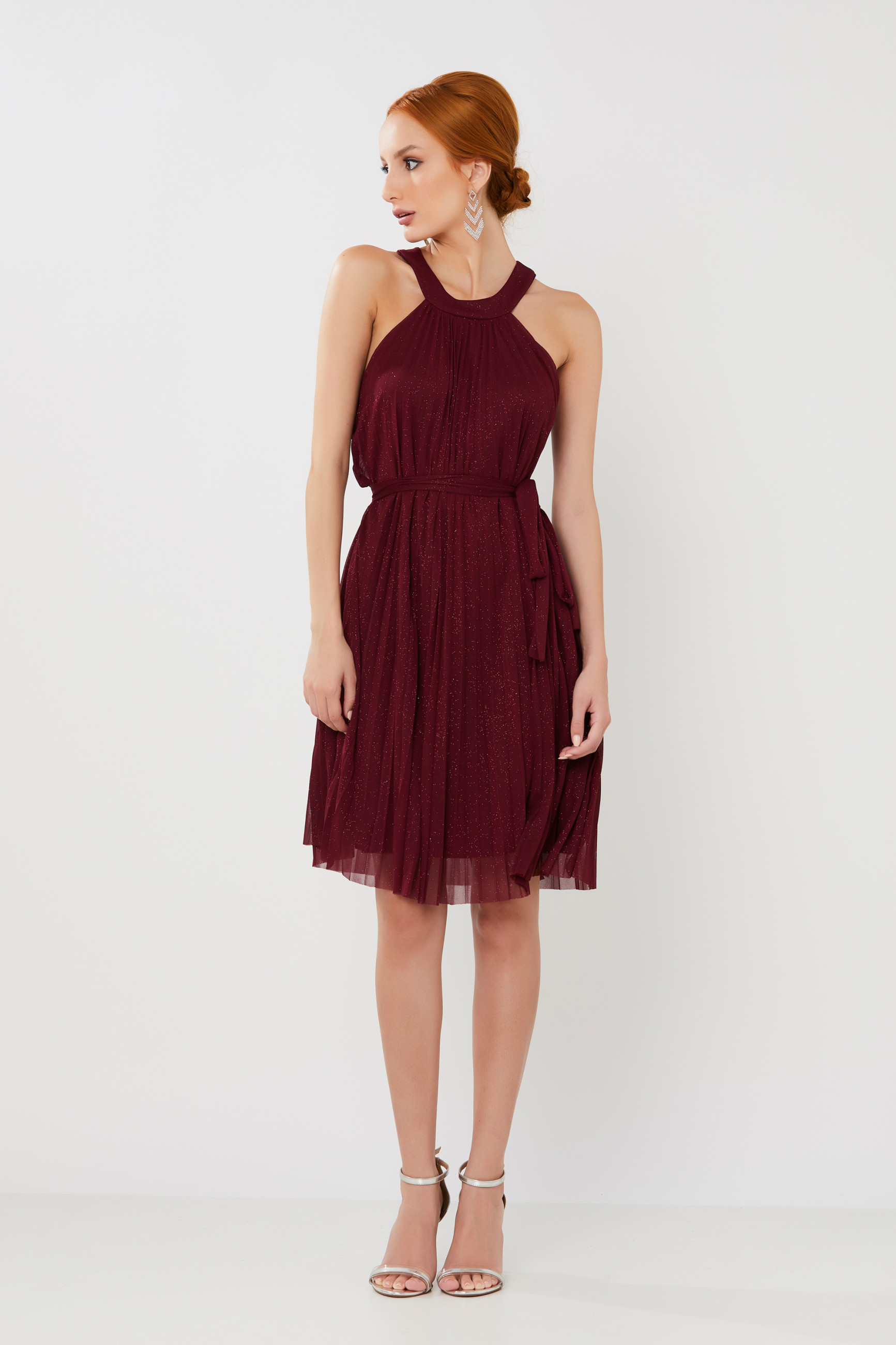 Vestido Curto Angel Marsala
