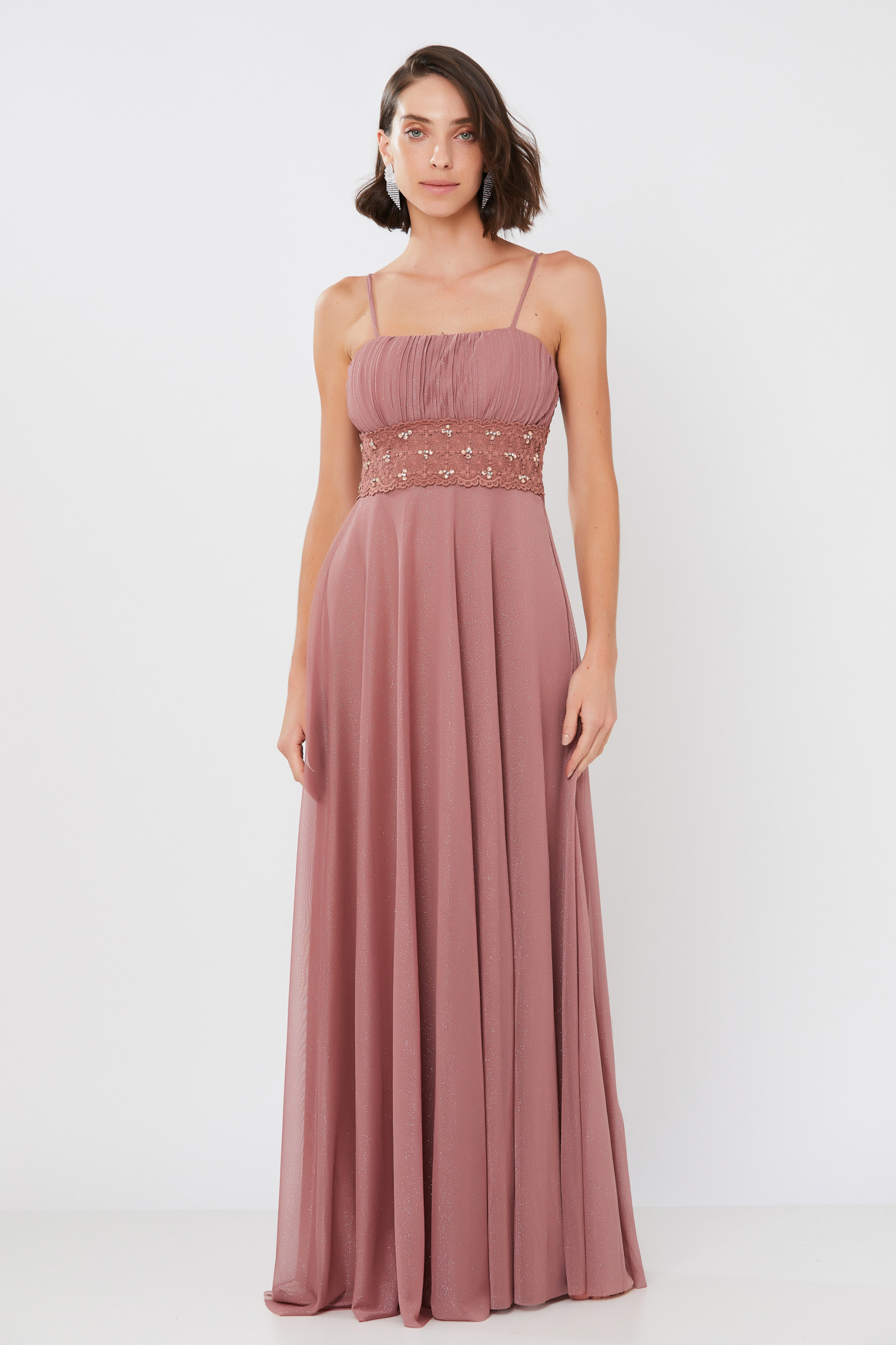 Vestido Longo Aline Rosê