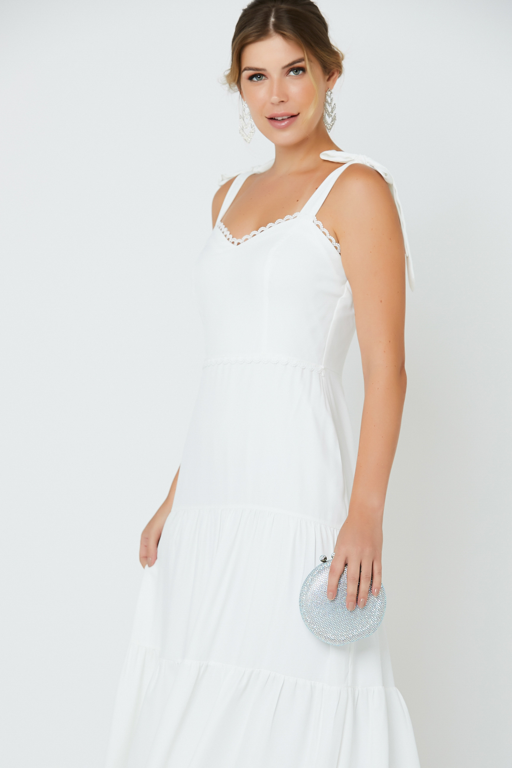 Vestido Longo Analu Off White