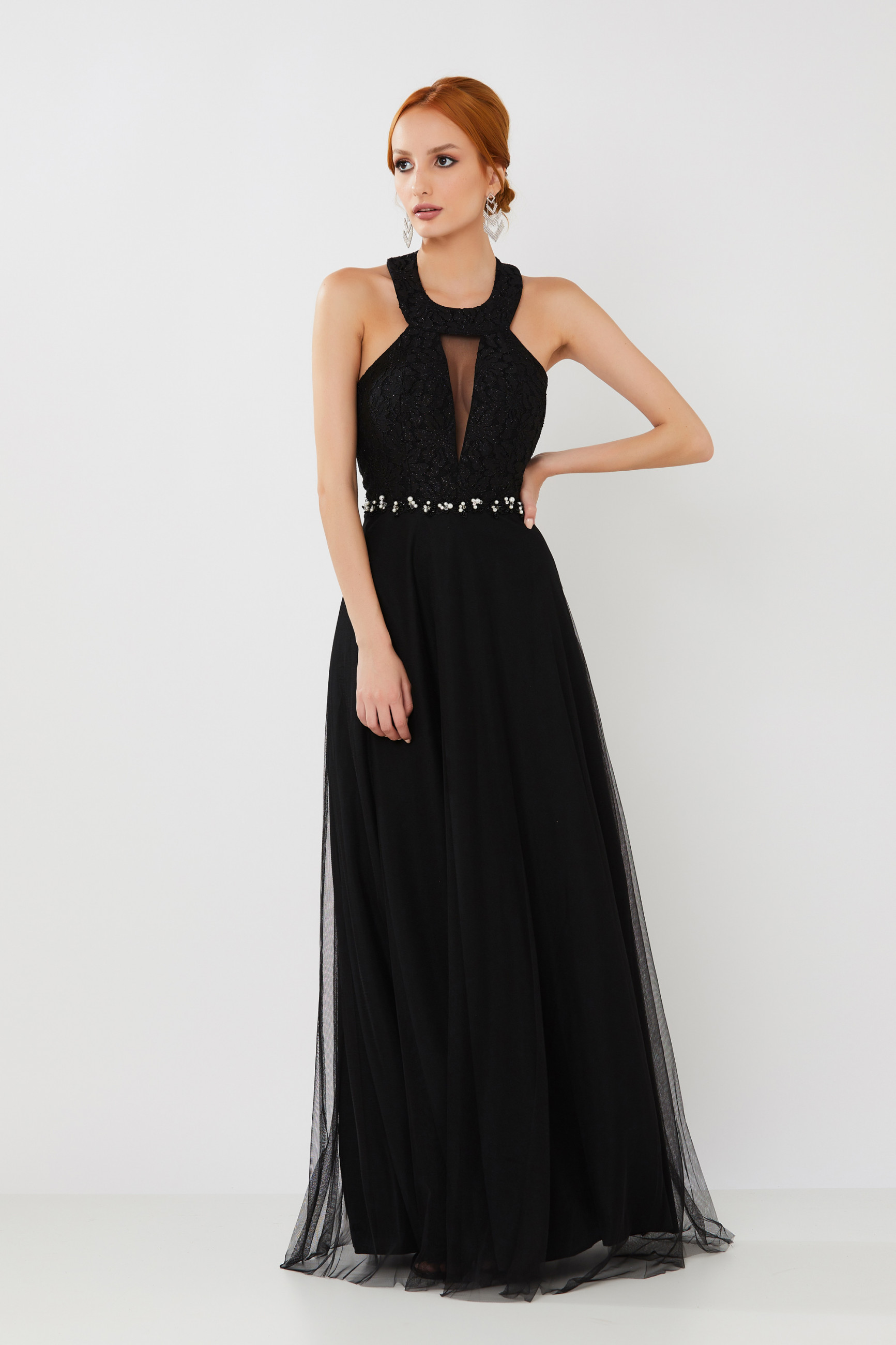 Vestido Longo Anne Preto