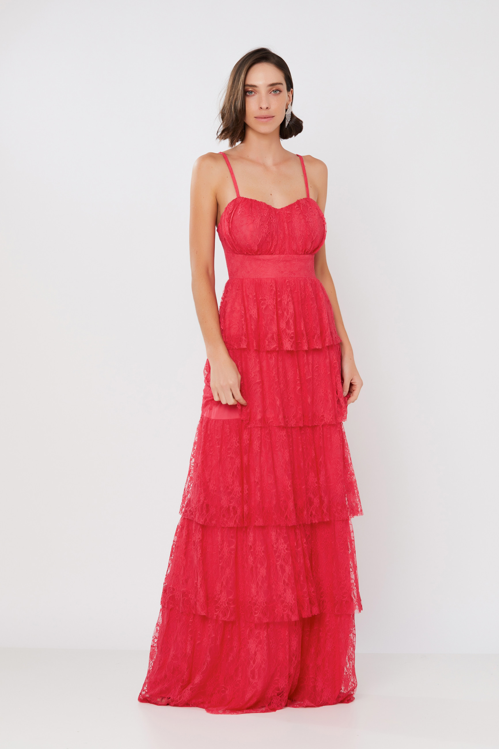 Vestido Longo Eduarda Pink
