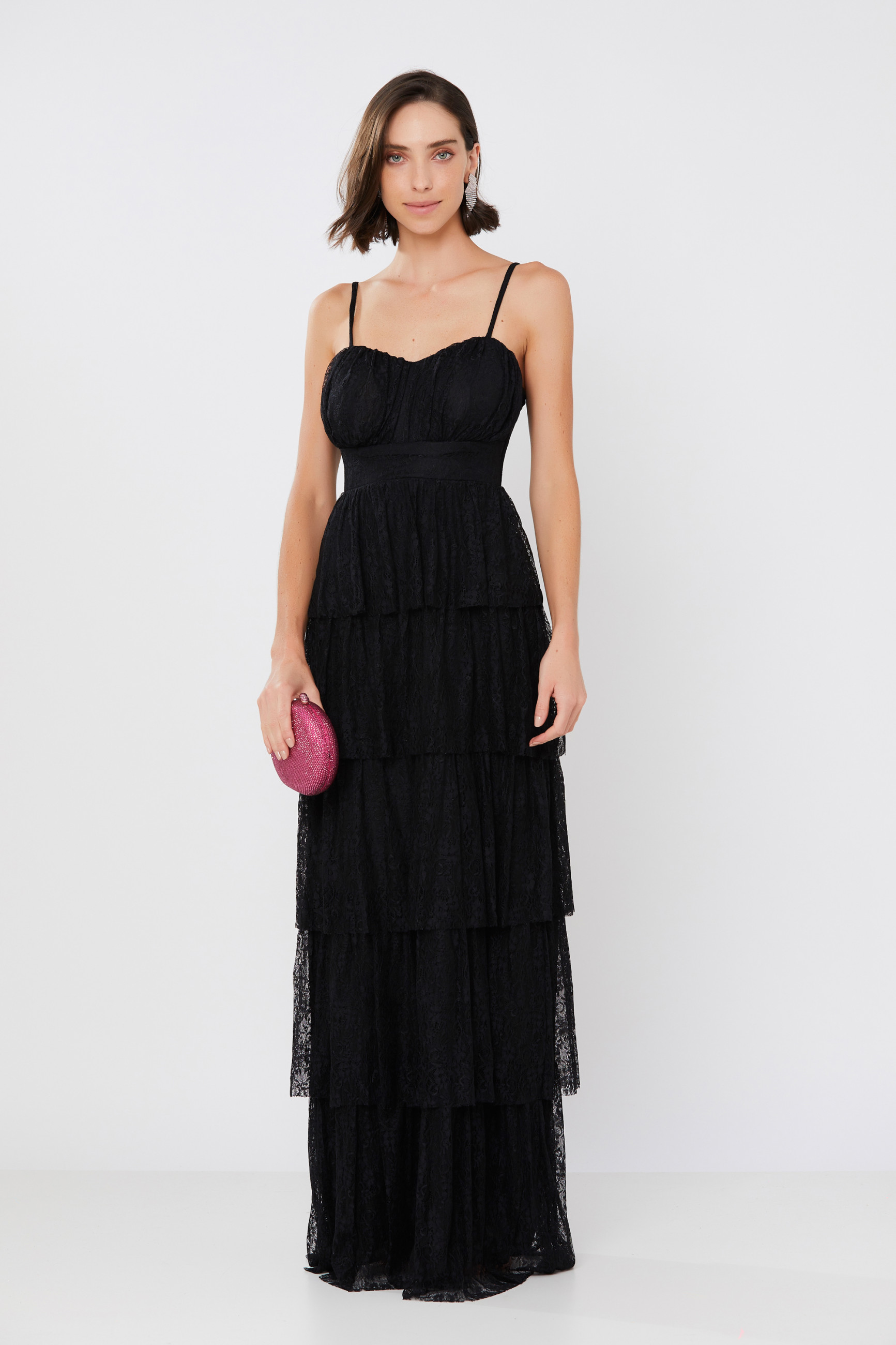 Vestido Longo Eduarda Preto