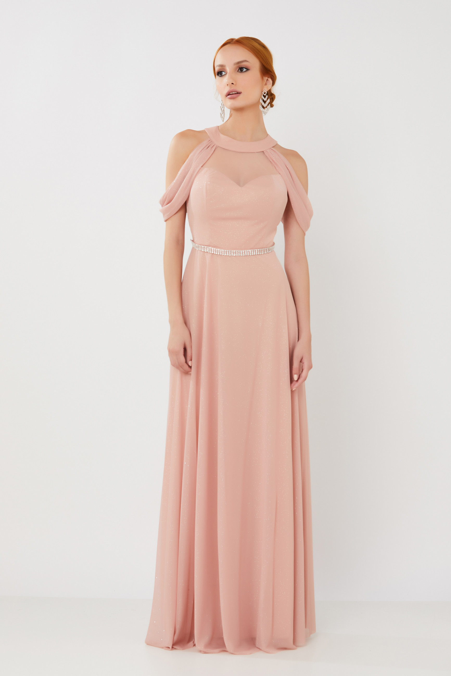 Vestido longo Natacha Rosa