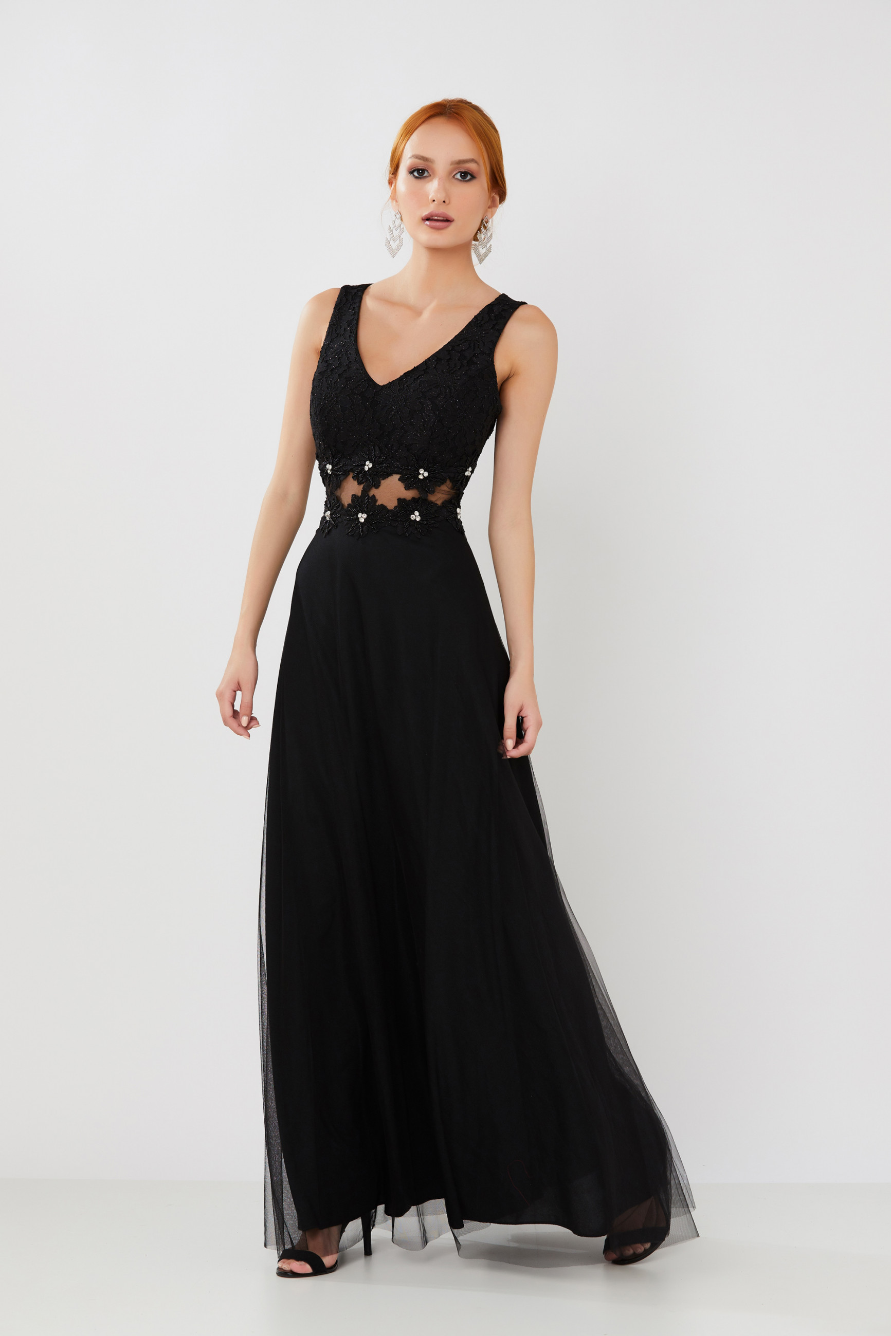 Vestido Longo Olivia Preto