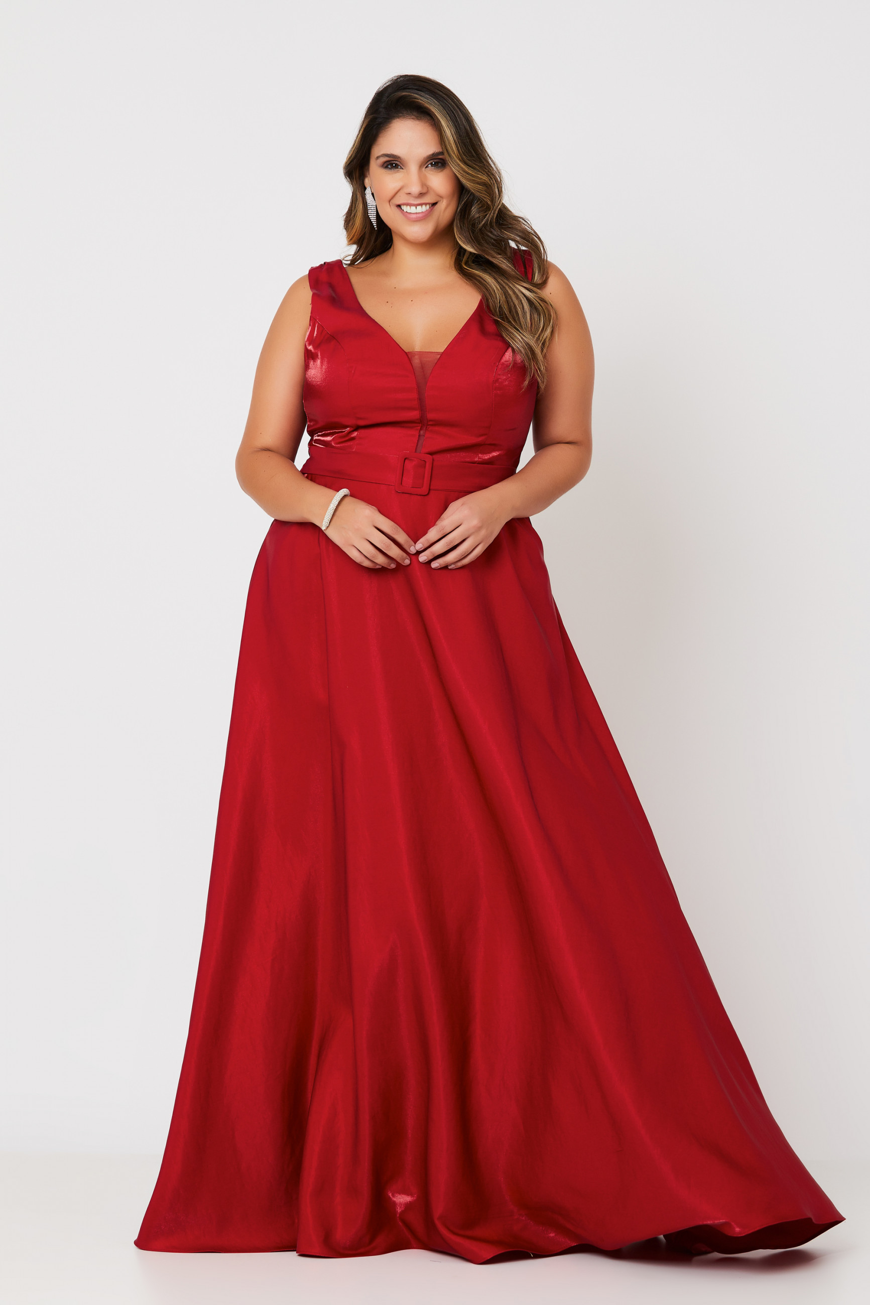 Vestido Longo Cecilia Vermelho