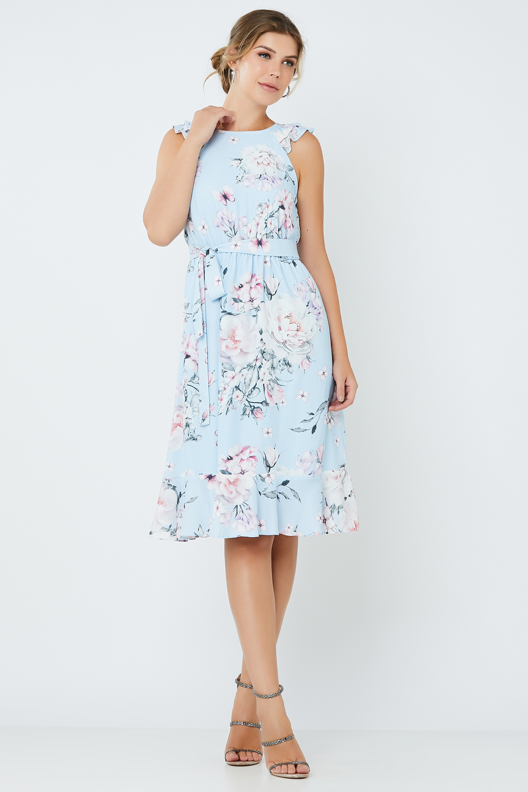 Vestido Midi Estampado Emily Serenity