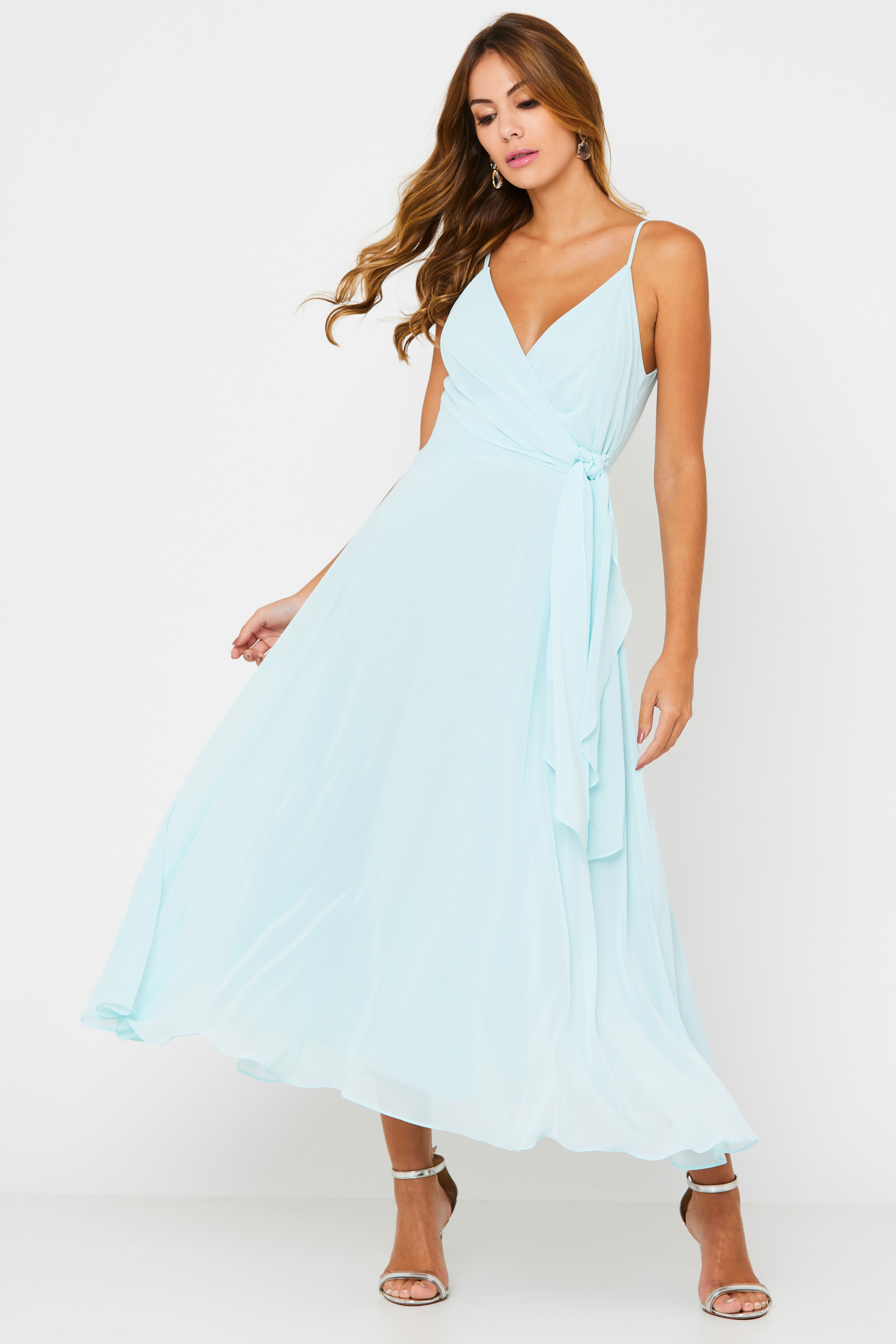 Vestido Midi Luiza Verde Claro