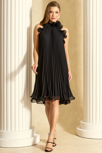 Vestido de Festa Midi Preto Amber Ladydress