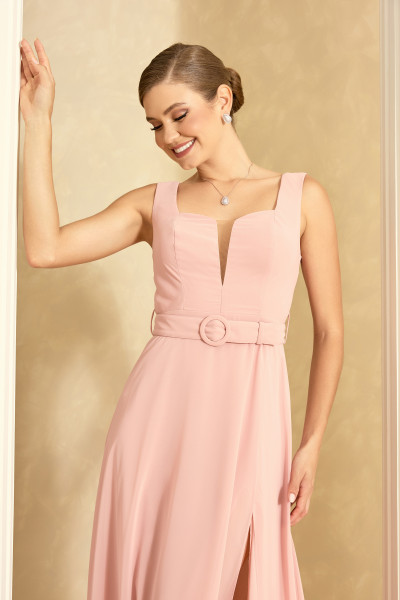 Vestido de Festa Longo Rosa Adriele Ladydress