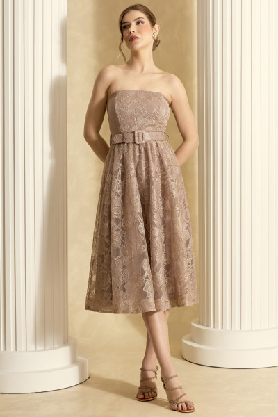 Vestido de Festa Midi Rose Lexie Ladydress