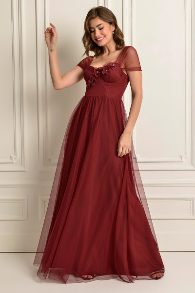 Vestido Longo Dominique Marsala