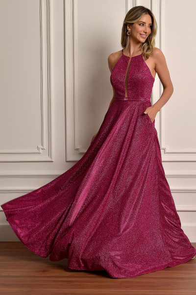 Vestido Longo Giulia Pink