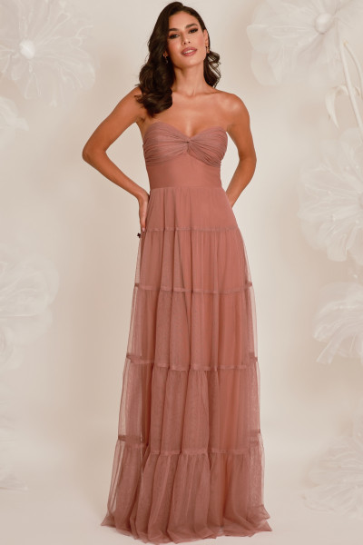 Vestido Longo Antonela Rose