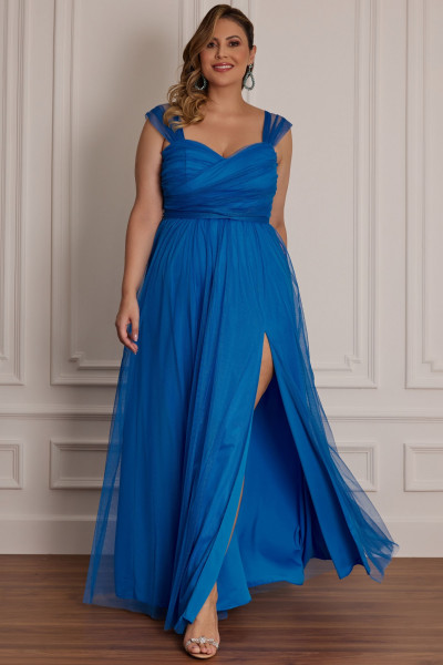 Vestido Longo Dorath Azul