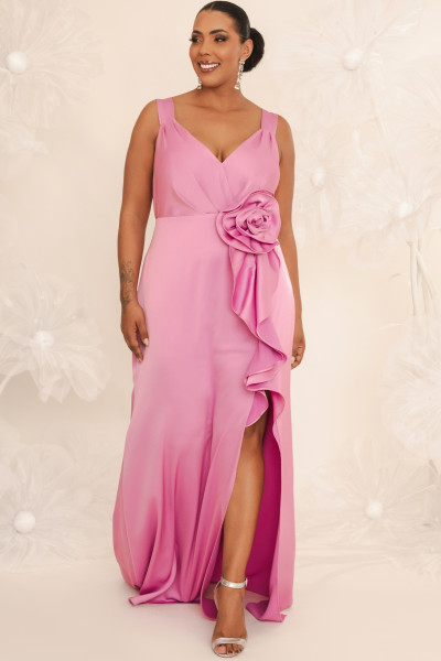 Vestido de Festa Longo Lavanda Grace