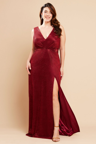 Vestido Longo Agatha Marsala