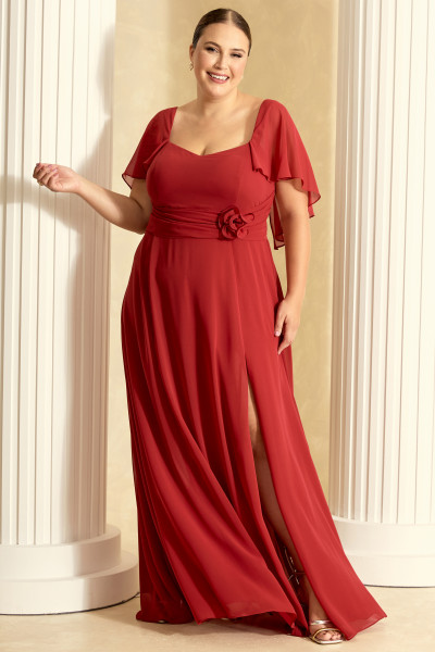 Vestido Longo Lídia Marsala