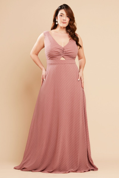 Vestido Longo Ester Rose