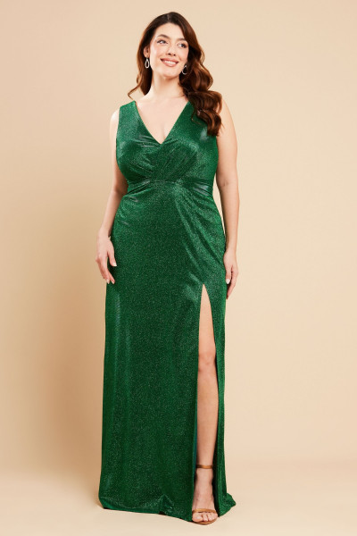 Vestido Longo Agatha Verde Esmeralda