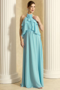 Vestido de Festa Longo Azul Serenity Summer
