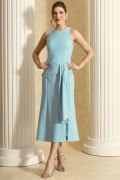 Vestido de Festa Midi Azul Serenity Kayla