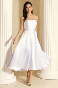 Vestido de Festa Midi Branco Suzy