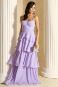 Vestido de Festa Longo Lavanda Julie