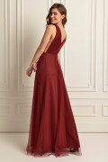 Vestido Longo Samanta Marsala