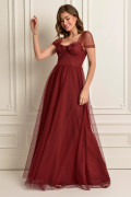 Vestido Longo Dominique Marsala