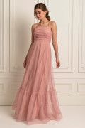 Vestido Longo Ravena Rosa