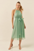 Vestido Midi Janaina Verde Menta
