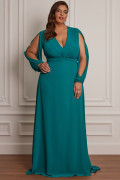 Vestido Longo Emilia Verde Esmeralda