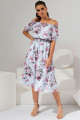 Vestido Midi Estampado Gaby Serenity
