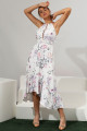 Vestido Midi Estampado Daiana Off White