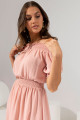 Vestido Midi Gaby Rosa