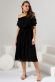 Vestido Midi Gaby Preto