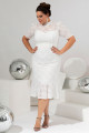Vestido Midi Kate Off White