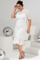 Vestido Midi Kate Off White