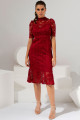 Vestido Midi Carol Marsala