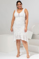 Vestido Midi Charlote Off White